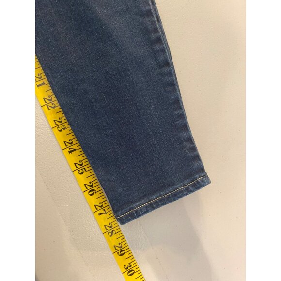 Mudd Jeans Pants Womens High-Rise Distressed Jegging Dark Denim Size 1 - Picture 9 of 10